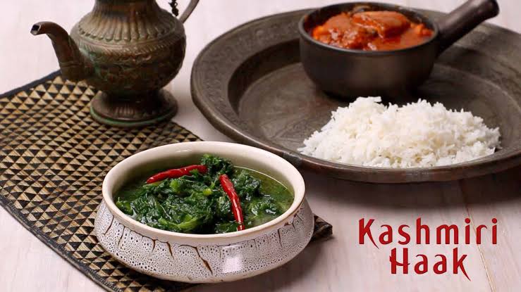 Kashmiri haak Food of Kashmir
