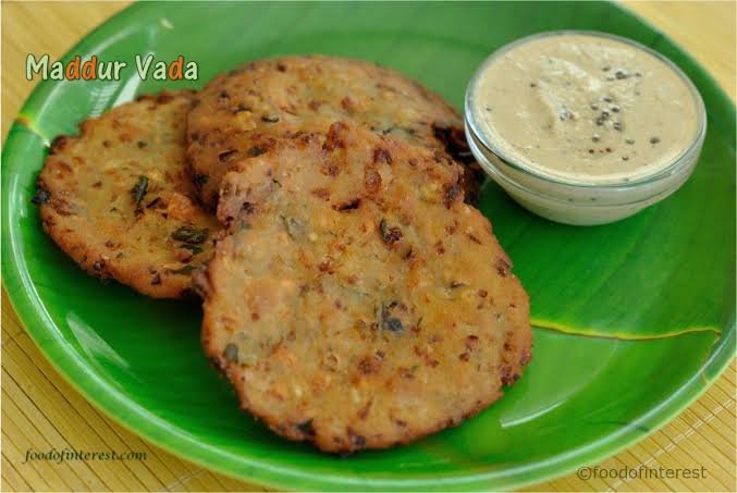 Muddar vada food of Karnataka