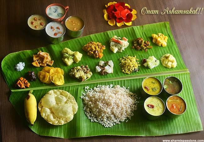 Sadhya Cuisine of kerala